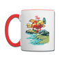 Sky Is Not The Limit - Contrast Coffee Mug - white/red