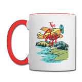 Sky Is Not The Limit - Contrast Coffee Mug - white/red