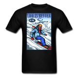Life Is Better - Slopes - Unisex Classic T-Shirt - black