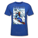 Life Is Better - Slopes - Unisex Classic T-Shirt - mineral royal