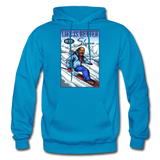 Life Is Better - Slopes - Gildan Heavy Blend Adult Hoodie - turquoise