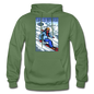 Life Is Better - Slopes - Gildan Heavy Blend Adult Hoodie - military green