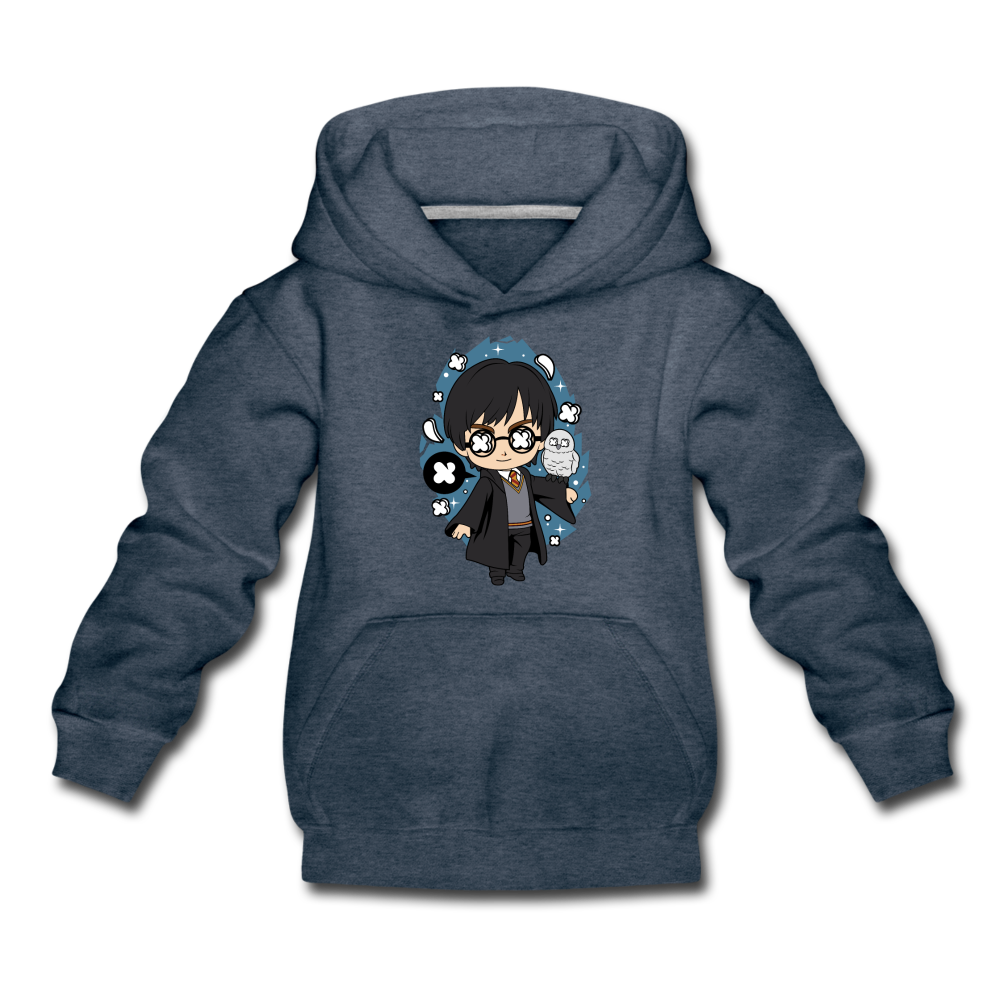 Harry Potter - Kids‘ Premium Hoodie - heather denim