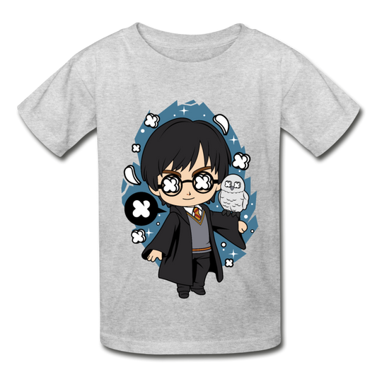 Harry Potter - Hanes Youth Tagless T-Shirt - heather gray