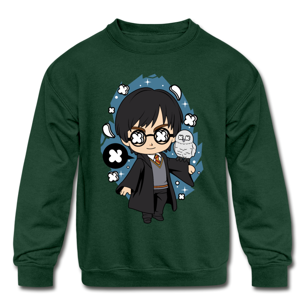 Harry Potter - Kids' Crewneck Sweatshirt - forest green