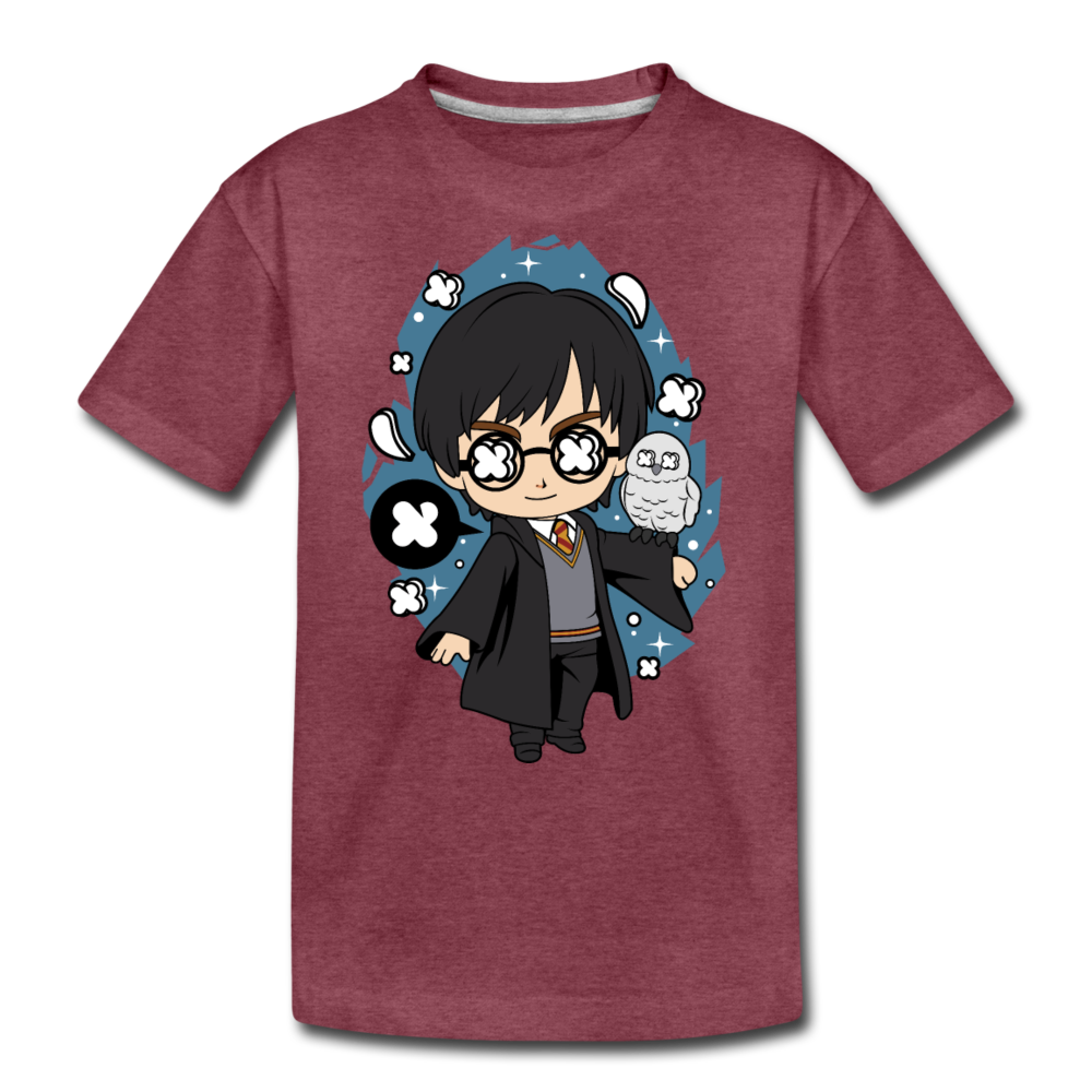 Harry Potter - Kids' Premium T-Shirt - heather burgundy