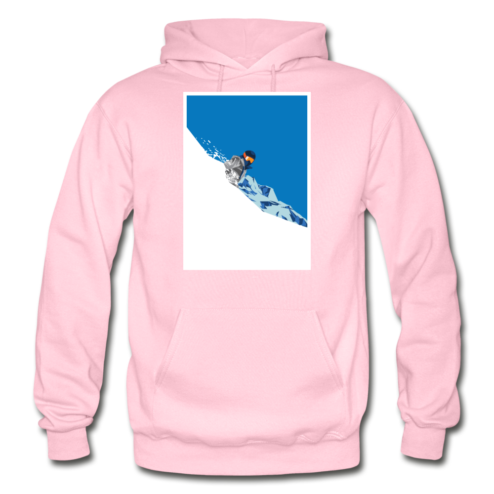 Deep Powder - Gildan Heavy Blend Adult Hoodie - light pink