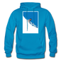 Deep Powder - Gildan Heavy Blend Adult Hoodie - turquoise