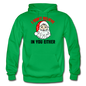 I Don't Believe - Santa - Gildan Heavy Blend Adult Hoodie - kelly green