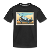 Fly Wisconsin - Toddler Premium T-Shirt - black