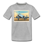 Fly Wisconsin - Toddler Premium T-Shirt - heather gray