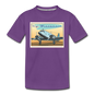 Fly Wisconsin - Toddler Premium T-Shirt - purple