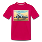 Fly Wisconsin - Toddler Premium T-Shirt - dark pink