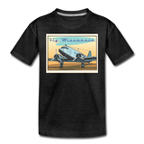 Fly Wisconsin - Toddler Premium T-Shirt - charcoal gray