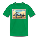 Fly Wisconsin - Toddler Premium T-Shirt - kelly green