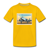 Fly Wisconsin - Kids' Premium T-Shirt - sun yellow