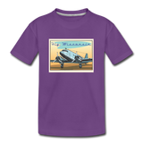 Fly Wisconsin - Kids' Premium T-Shirt - purple