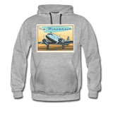 Fly Wisconsin - Men's Premium Hoodie - heather gray