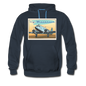 Fly Wisconsin - Men's Premium Hoodie - navy