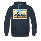 Fly Wisconsin - Men's Premium Hoodie - navy