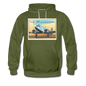 Fly Wisconsin - Men's Premium Hoodie - olive green