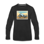 Fly Wisconsin - Men's Premium Long Sleeve T-Shirt - black