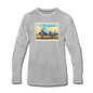 Fly Wisconsin - Men's Premium Long Sleeve T-Shirt - heather gray