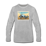 Fly Wisconsin - Men's Premium Long Sleeve T-Shirt - heather gray