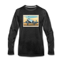 Fly Wisconsin - Men's Premium Long Sleeve T-Shirt - charcoal gray