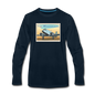 Fly Wisconsin - Men's Premium Long Sleeve T-Shirt - deep navy