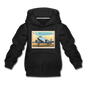 Fly Wisconsin - Kids‘ Premium Hoodie - black