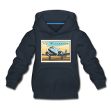 Fly Wisconsin - Kids‘ Premium Hoodie - navy