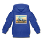 Fly Wisconsin - Kids‘ Premium Hoodie - royal blue