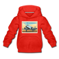 Fly Wisconsin - Kids‘ Premium Hoodie - red