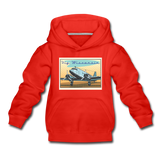 Fly Wisconsin - Kids‘ Premium Hoodie - red