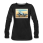 Fly Wisconsin - Women's Premium Long Sleeve T-Shirt - black