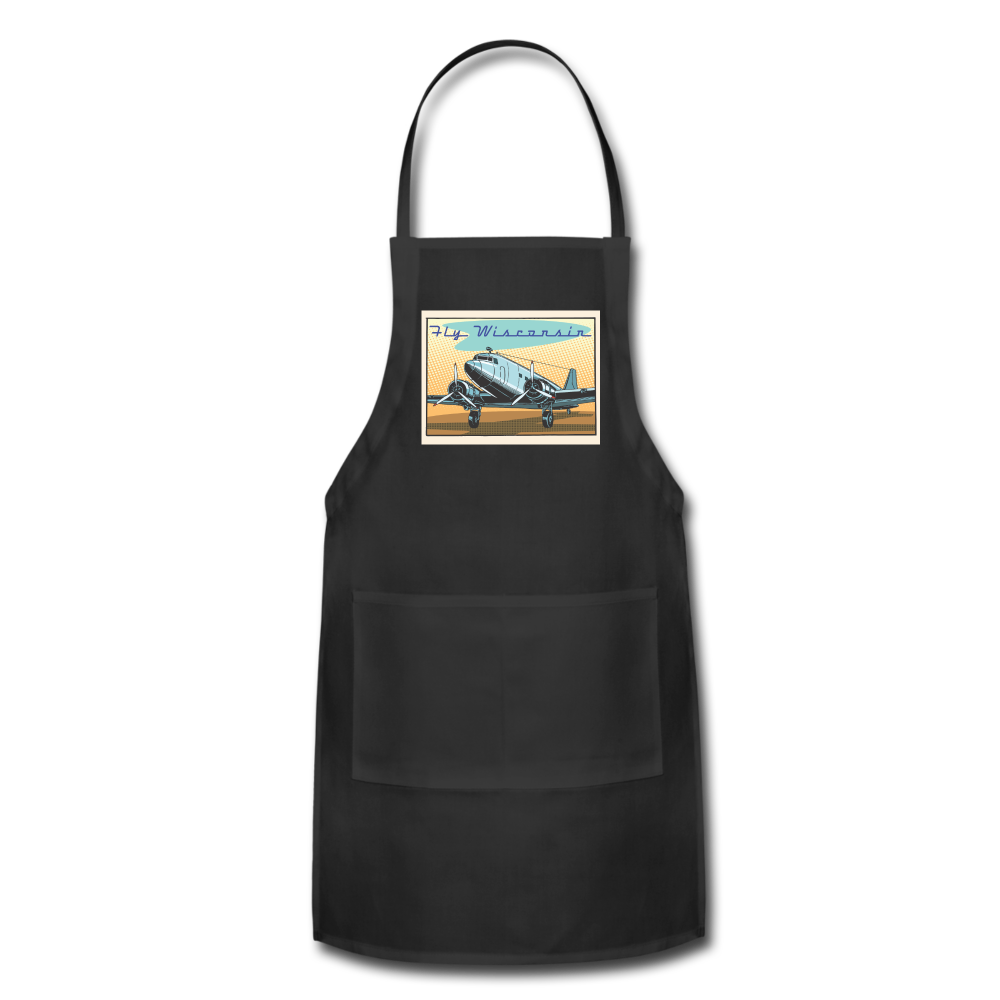 Fly Wisconsin - Adjustable Apron - black