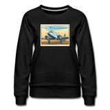 Fly Wisconsin - Women’s Premium Sweatshirt - black