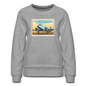 Fly Wisconsin - Women’s Premium Sweatshirt - heather gray