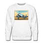 Fly Wisconsin - Men’s Premium Sweatshirt - white