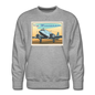 Fly Wisconsin - Men’s Premium Sweatshirt - heather gray