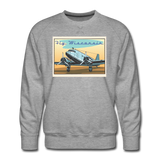 Fly Wisconsin - Men’s Premium Sweatshirt - heather gray