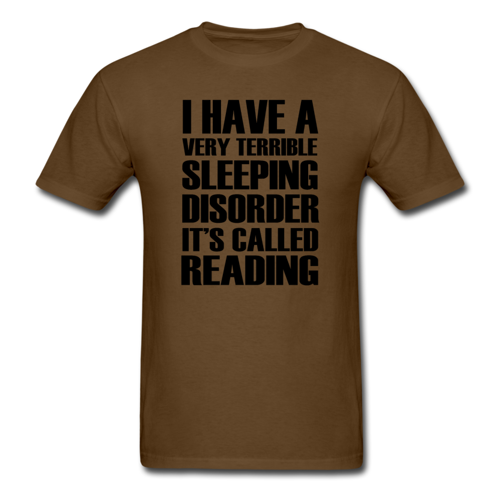 Sleeping Disorder - Reading - Unisex Classic T-Shirt - brown