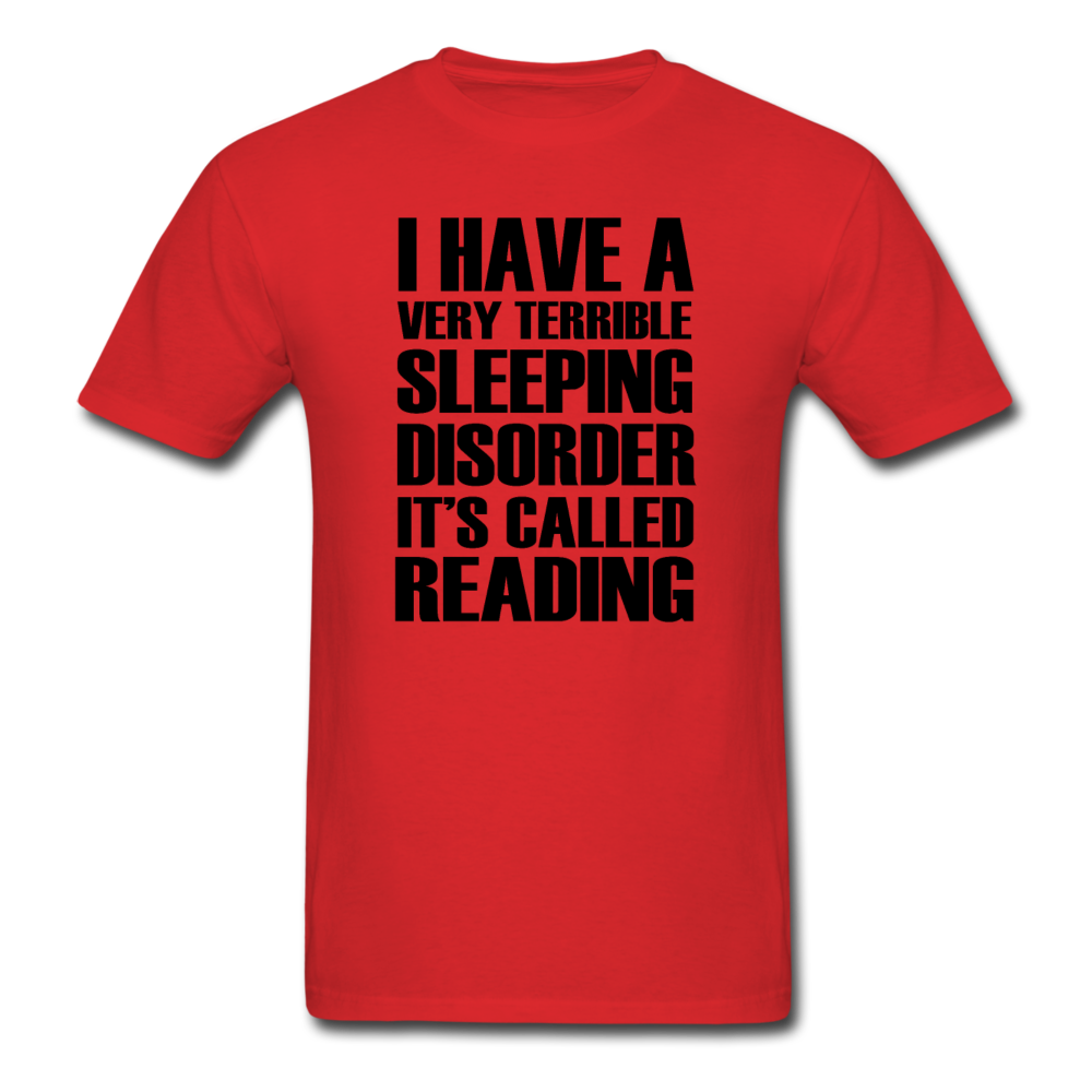 Sleeping Disorder - Reading - Unisex Classic T-Shirt - red