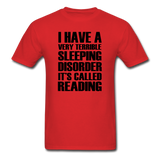 Sleeping Disorder - Reading - Unisex Classic T-Shirt - red