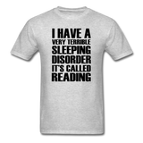 Sleeping Disorder - Reading - Unisex Classic T-Shirt - heather gray