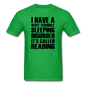 Sleeping Disorder - Reading - Unisex Classic T-Shirt - bright green