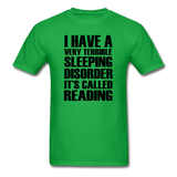 Sleeping Disorder - Reading - Unisex Classic T-Shirt - bright green