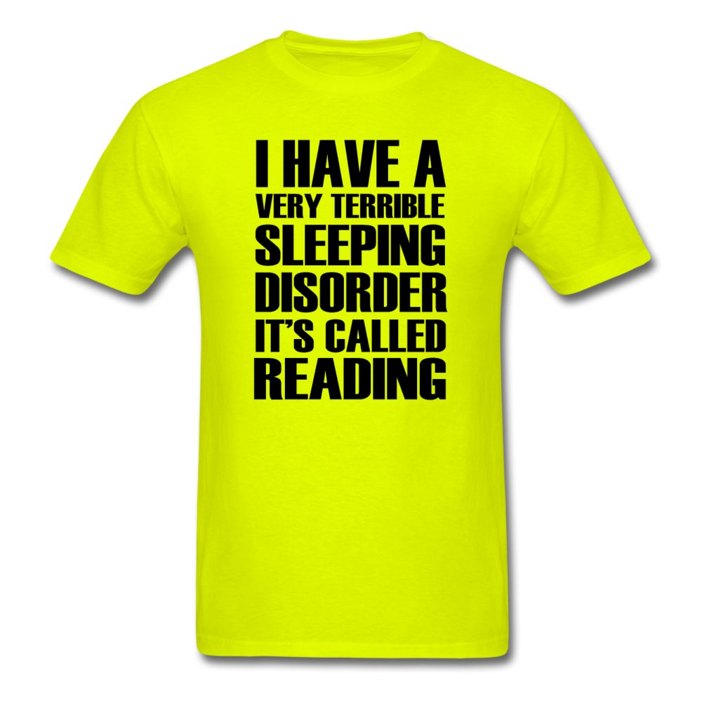 Sleeping Disorder - Reading - Unisex Classic T-Shirt - safety green