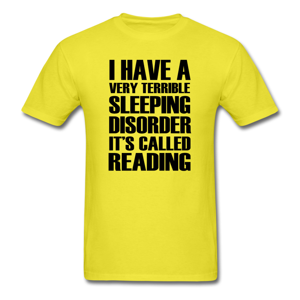 Sleeping Disorder - Reading - Unisex Classic T-Shirt - yellow